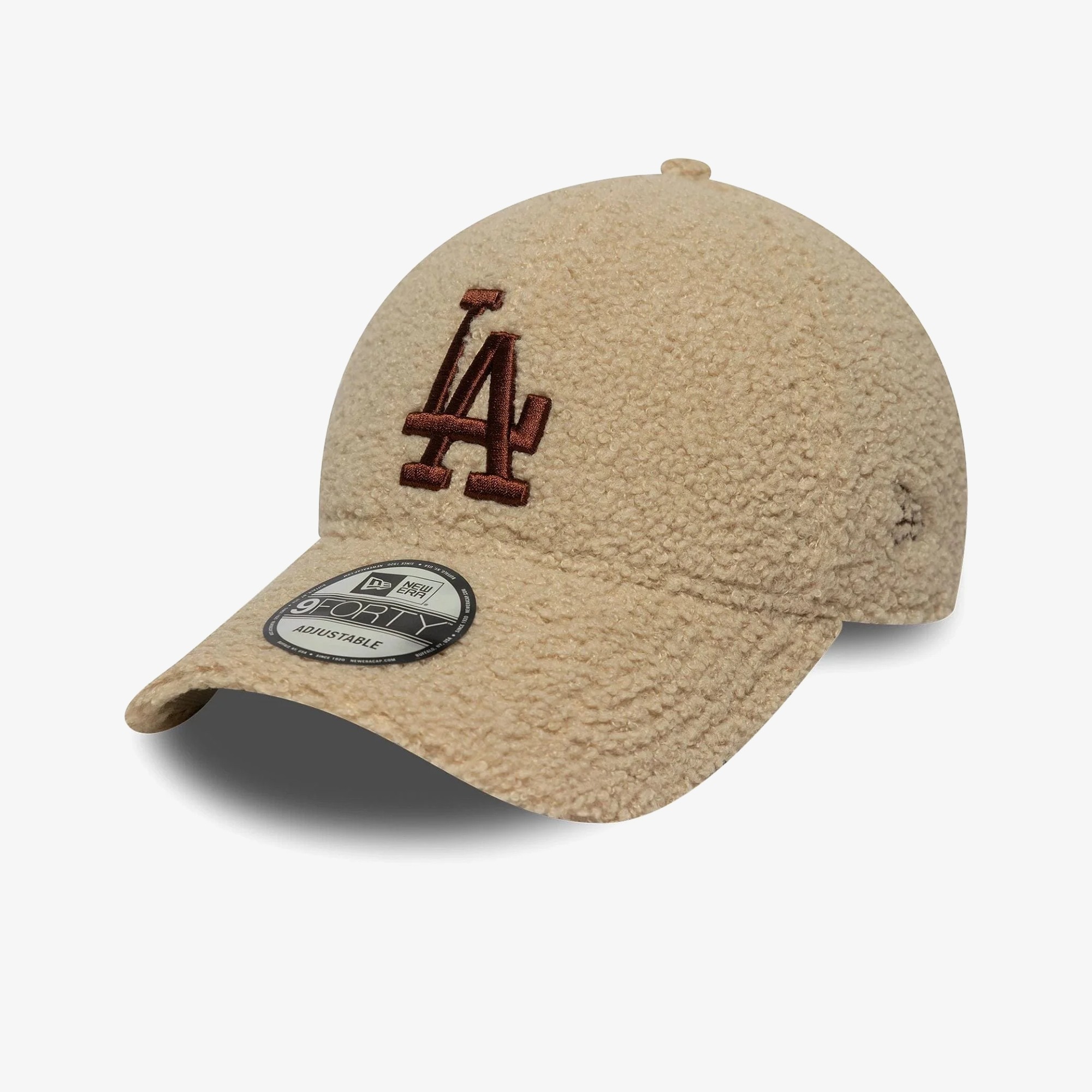 LA Dodgers Borg 9FORTY Adjustable Cap 'Beige'