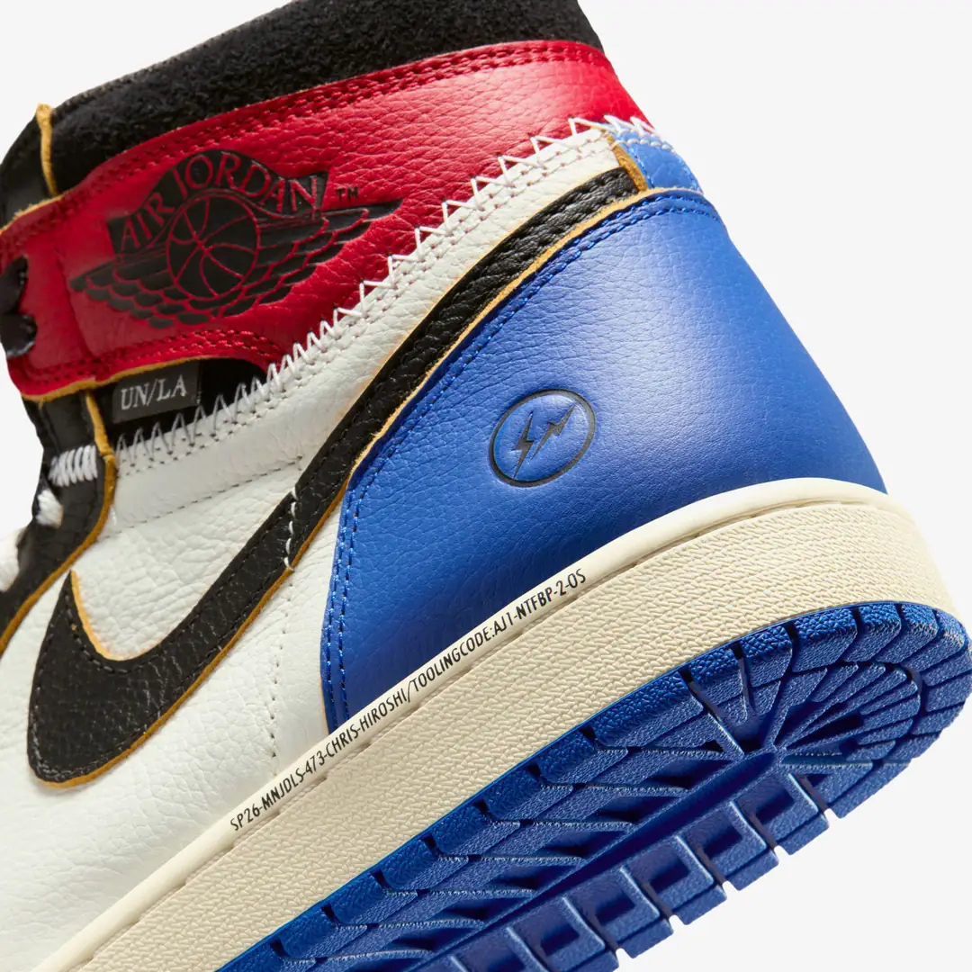 Air Jordan 1 Retro High OG x Union LA x Fragment 'Varsity Red
