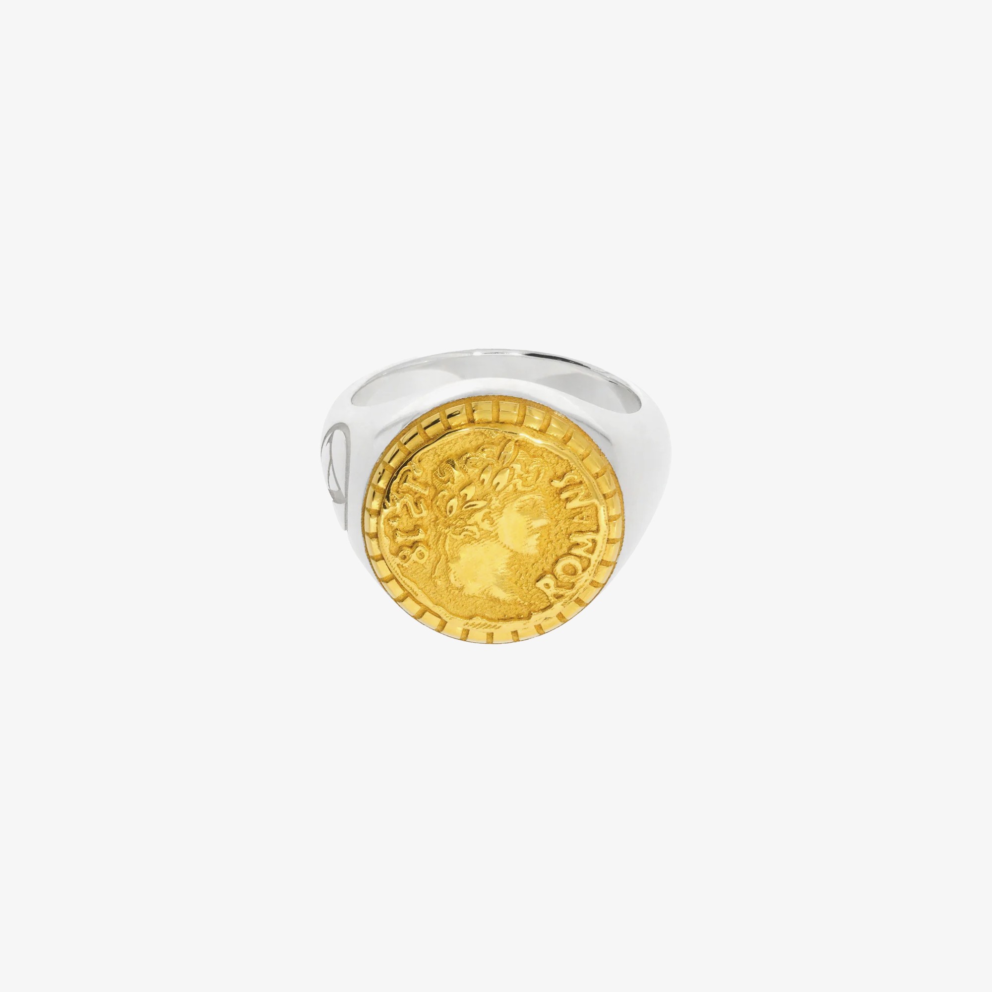 Aries Signet Ring 'Silver Gold'