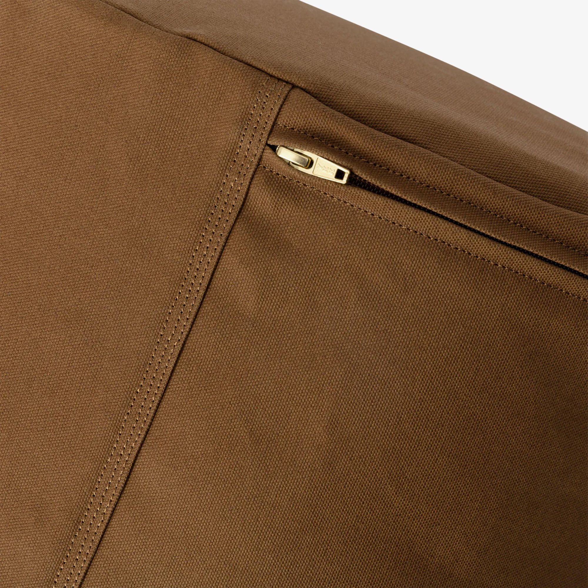 Canvas Pouf 'Hamilton Brown'