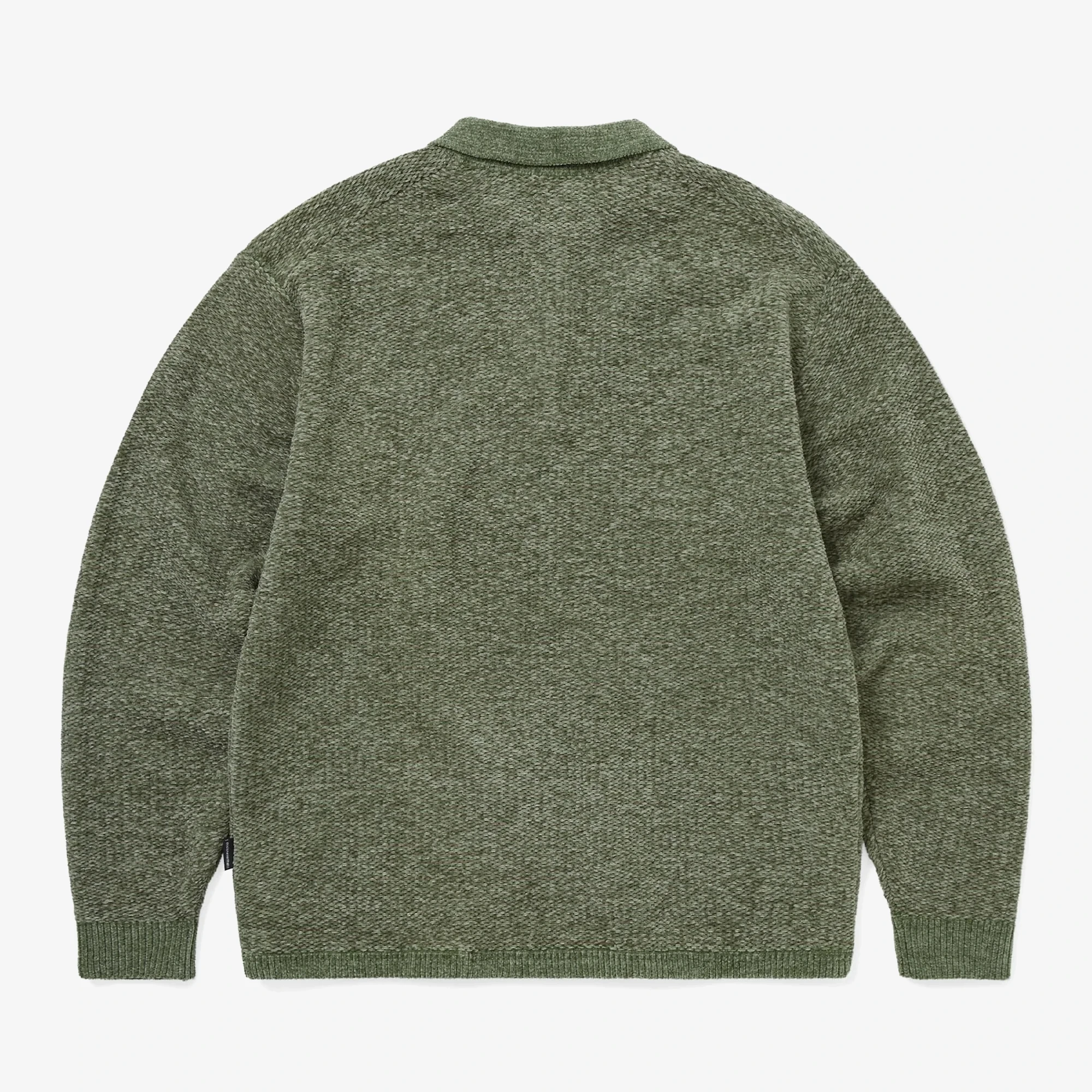 Velvet Knit Polo 'Green'