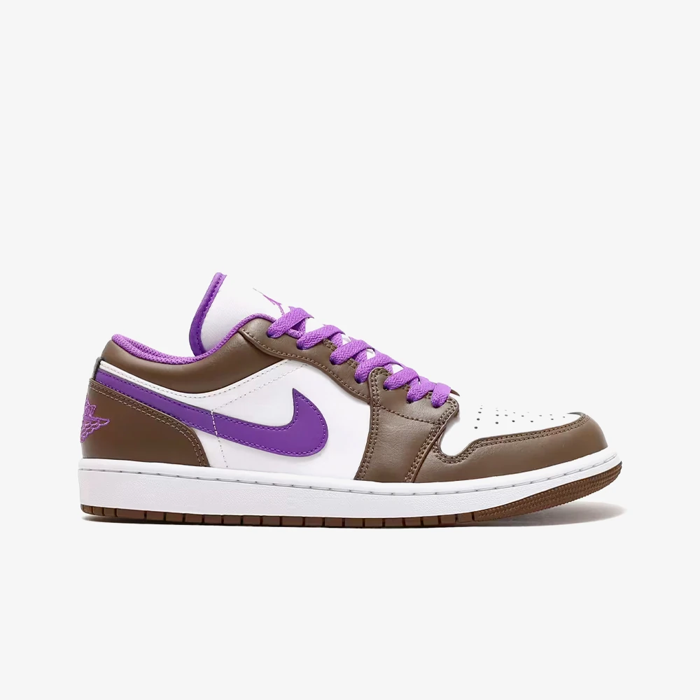 purple jordan 1 low top