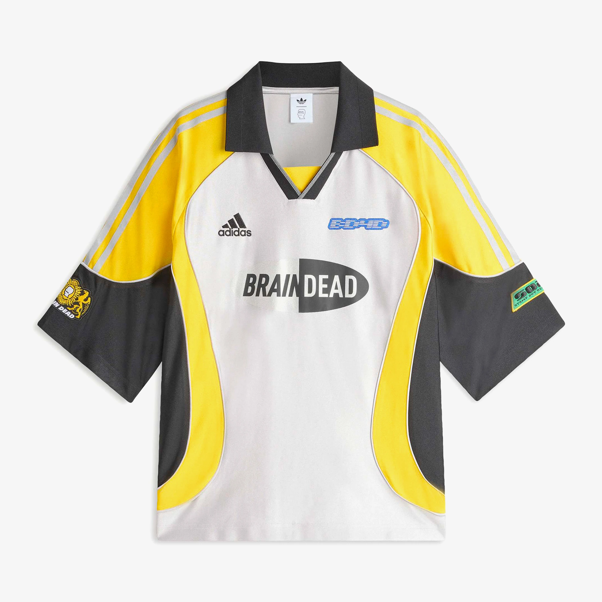 adidas x Brain Dead Jersey 'Metallic Silver' - WUNDER