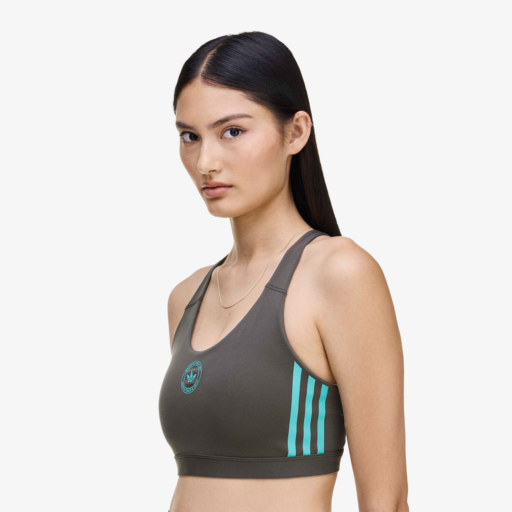 adidas x Sporty & Rich Bralette 'Carbon'