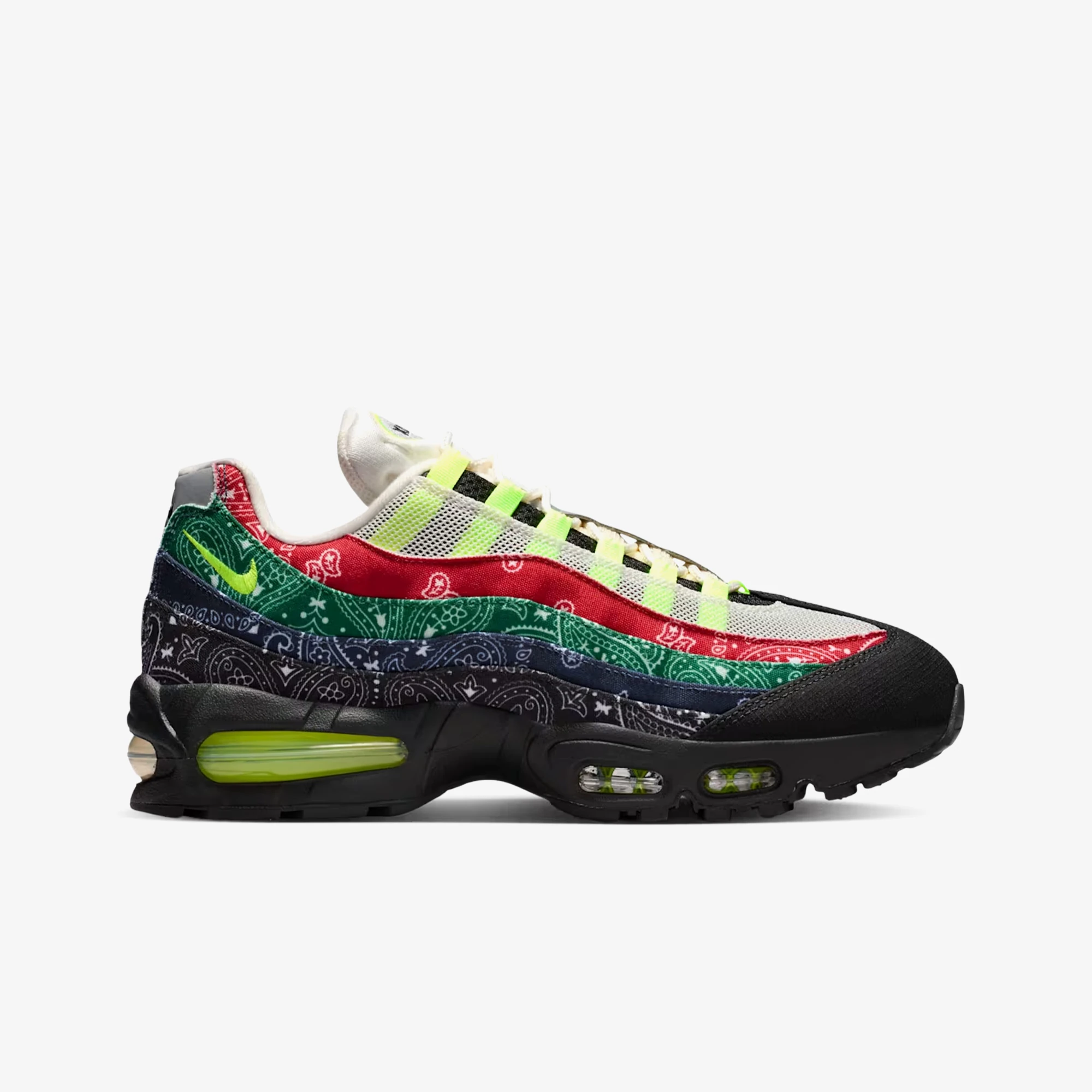 Nike Air Max 95 Big Bubble 'Volt and University Red' - WUNDER