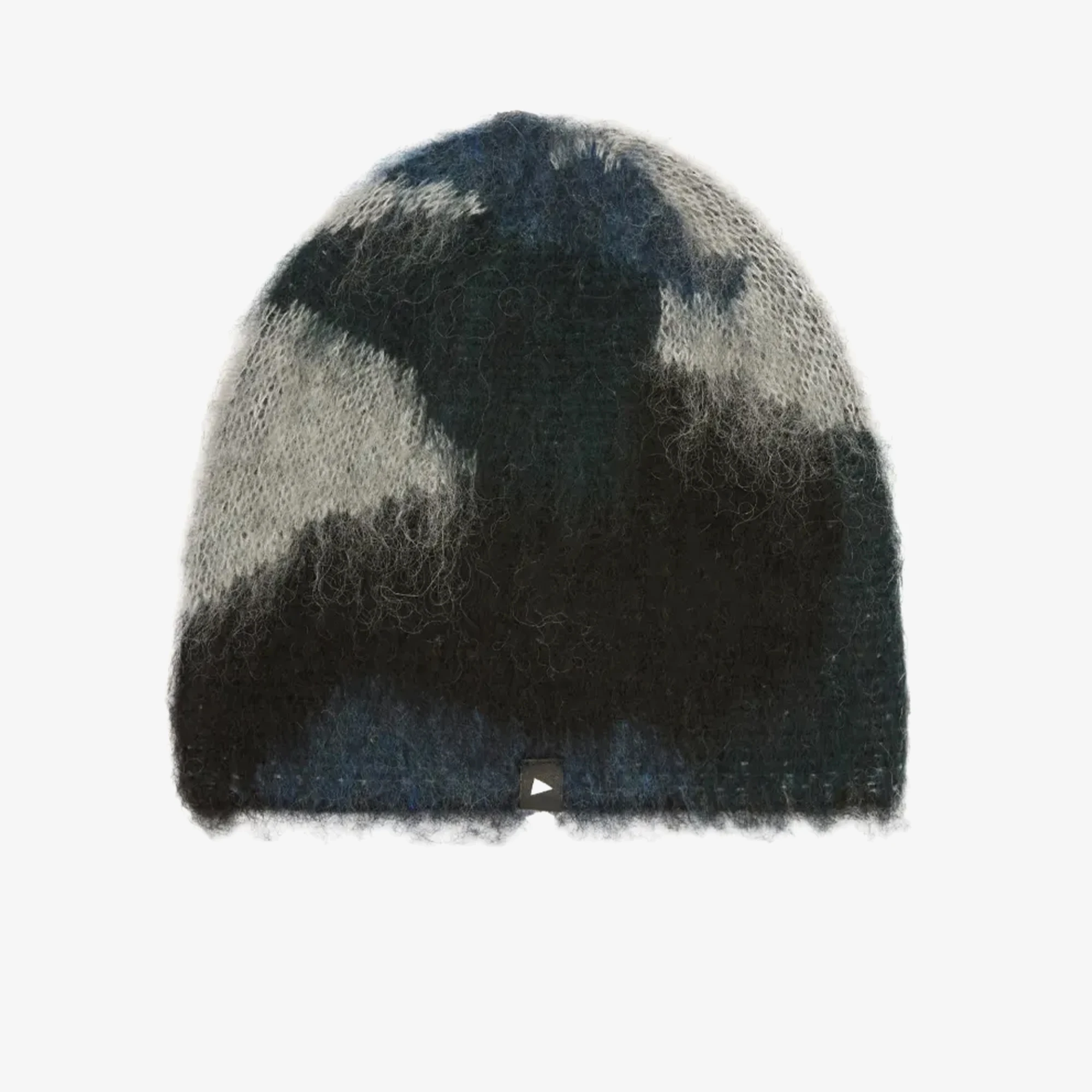 Mix Color Shaggy Knit Cap 'Black Mix'