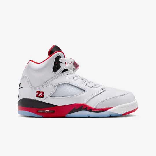 Air Jordan 5 Retro OG 'Fire Red Black Tongue' (GS) - Görsel 2