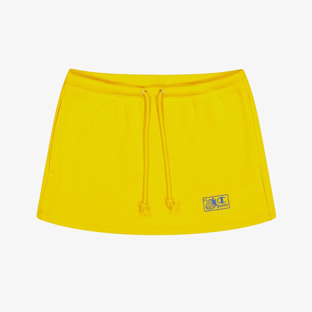 Champion x Guizio Mini Skirt 'Yellow Cab'