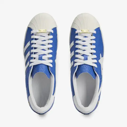 adidas x BAPE Superstar V 'Blue' - Görsel 6