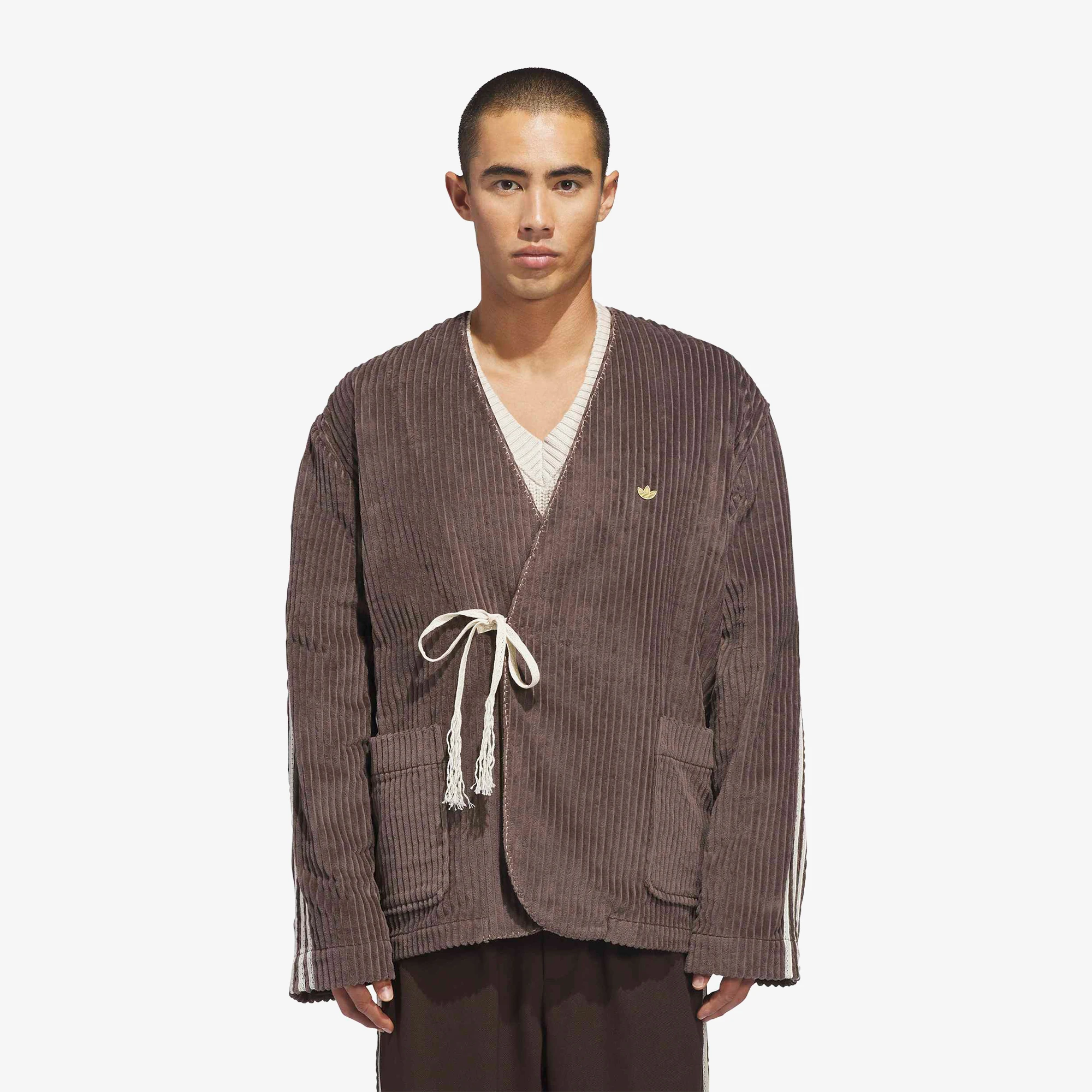 adidas x Clot Cord Jacket by Edison Chen 'Dark Brown'
