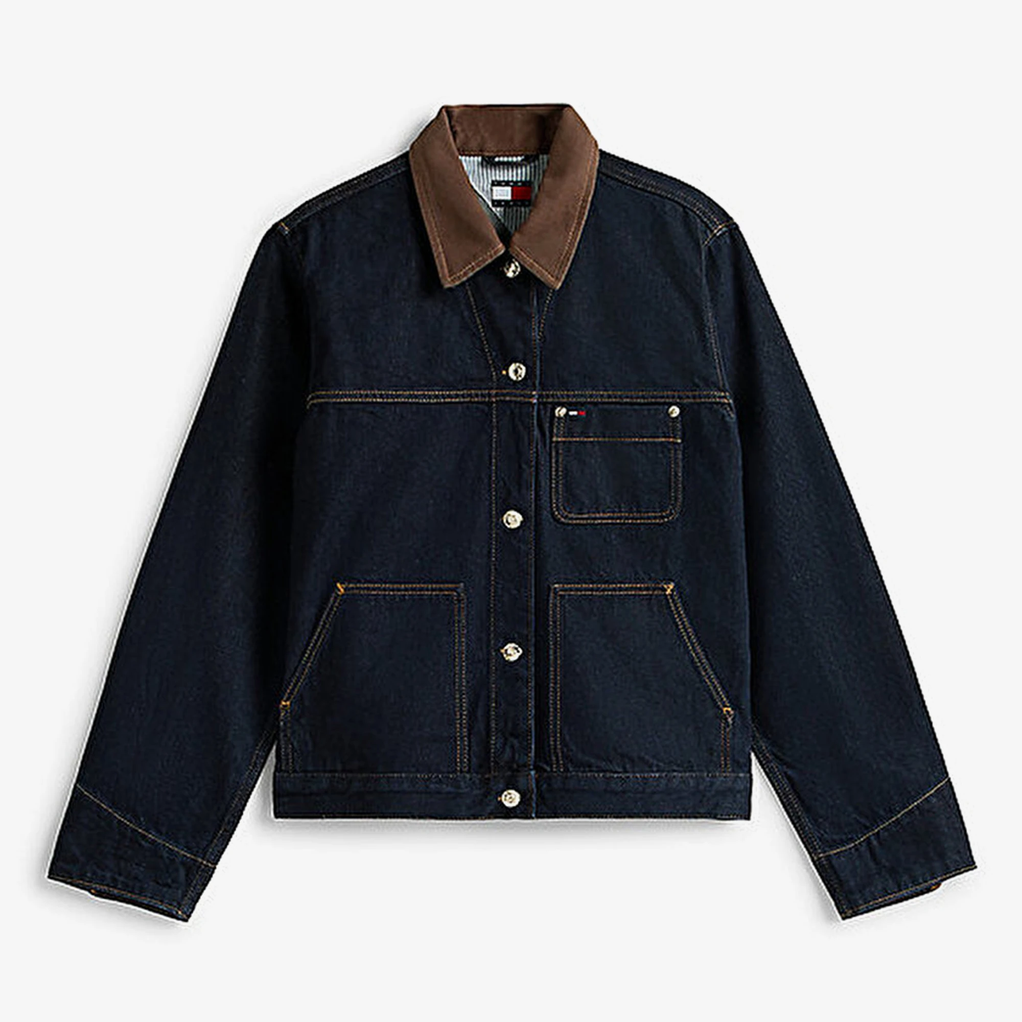 Tommy Jeans Oversized Denim Chore Jacket 'Blue' (W) - WUNDER