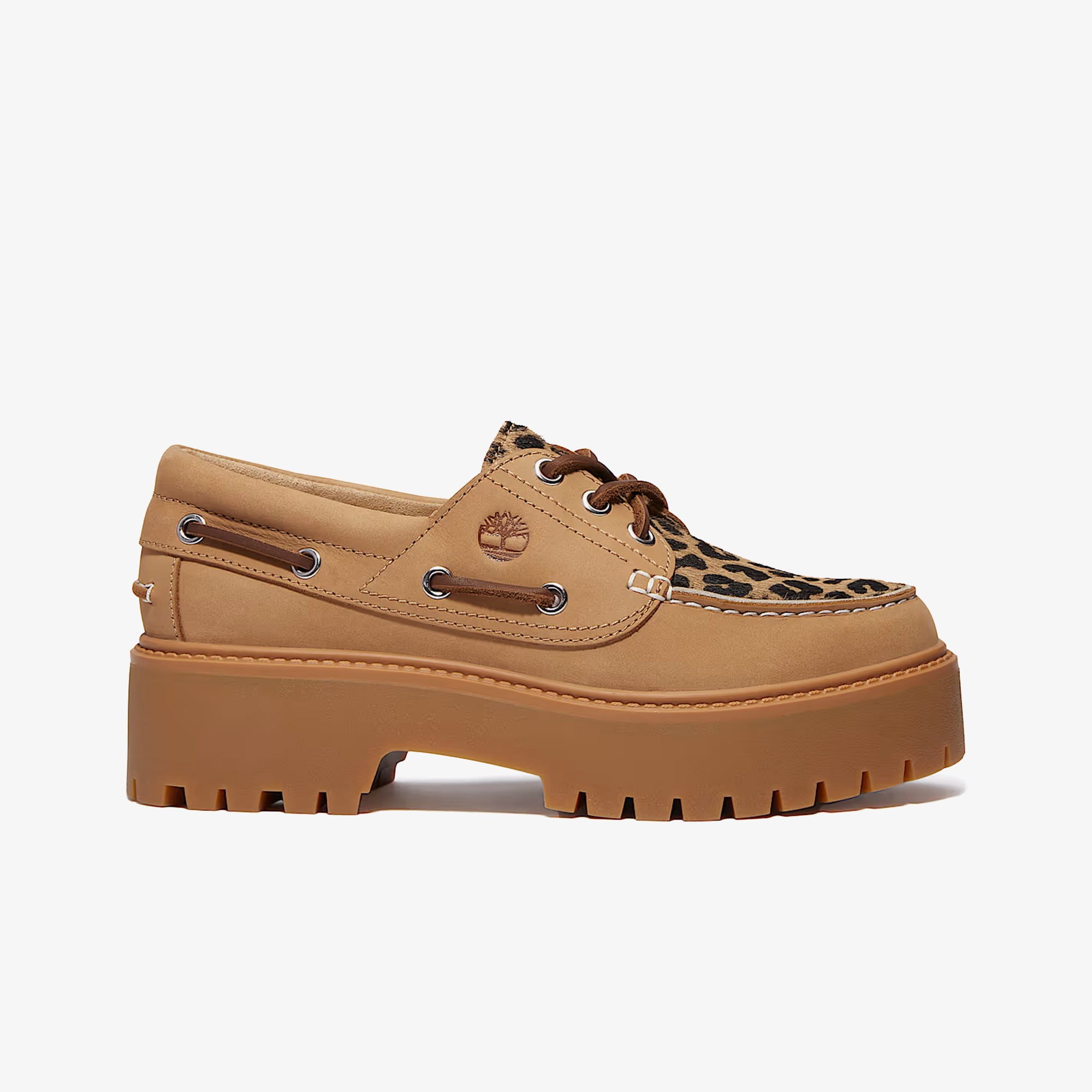 Stone Street Boat Leopard Pattern 'Medium Beige'