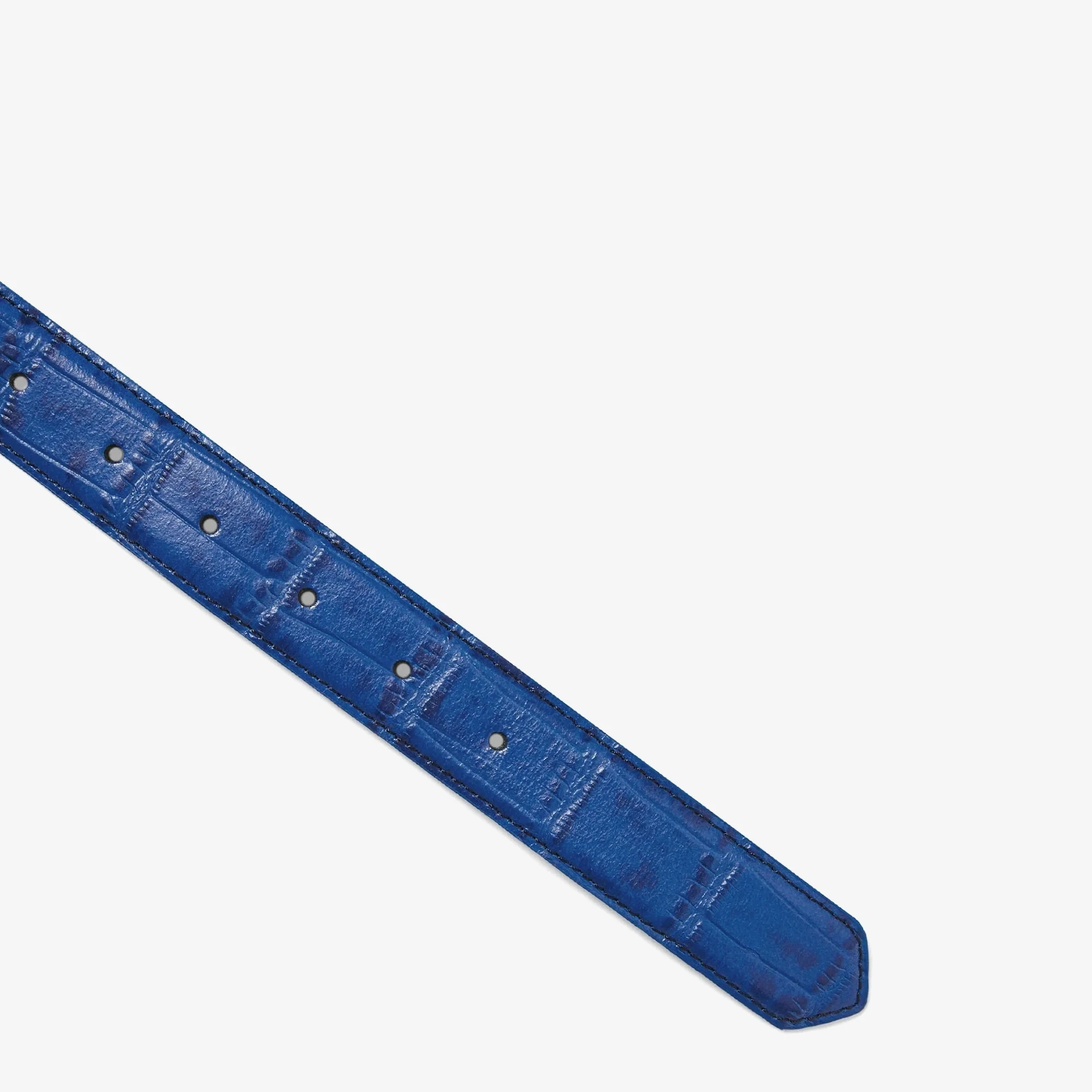 Croc Belt 'Blue'