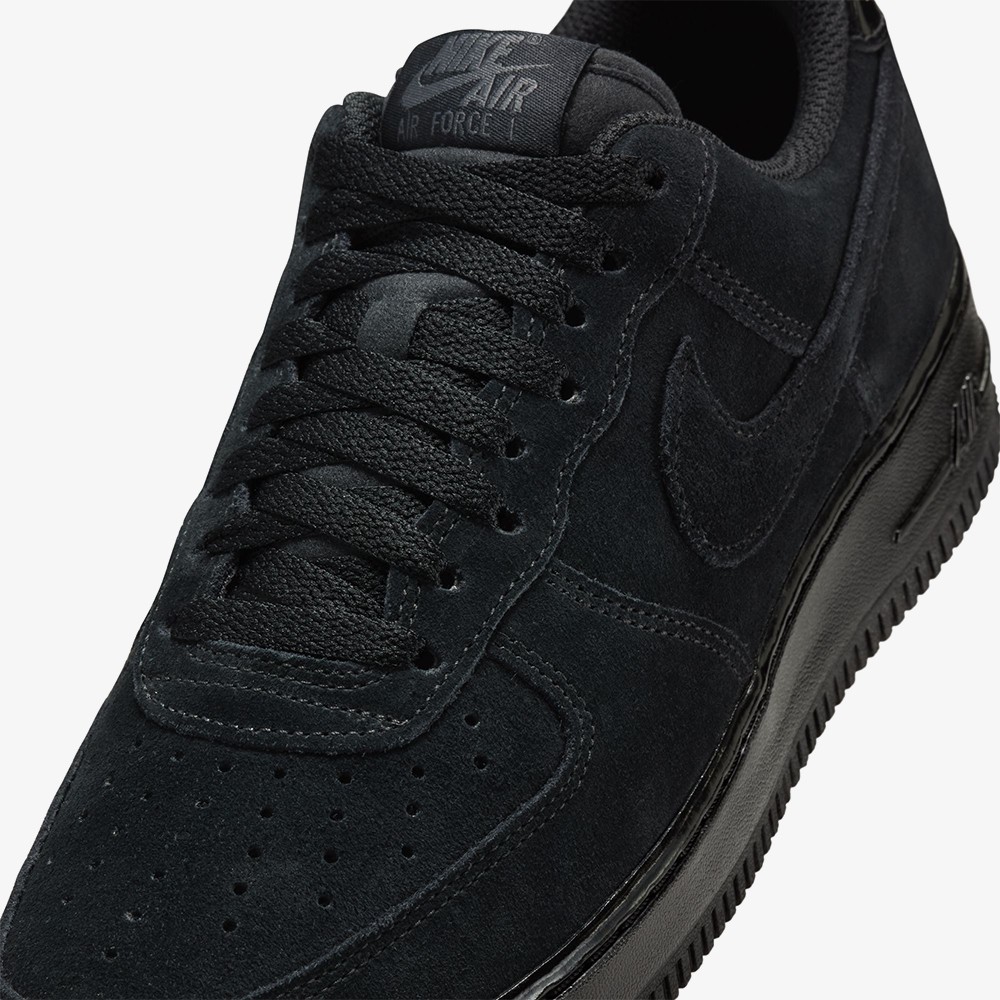 Nike Air Force 1 Low Black Suede 15100.0 Sneaks.kg