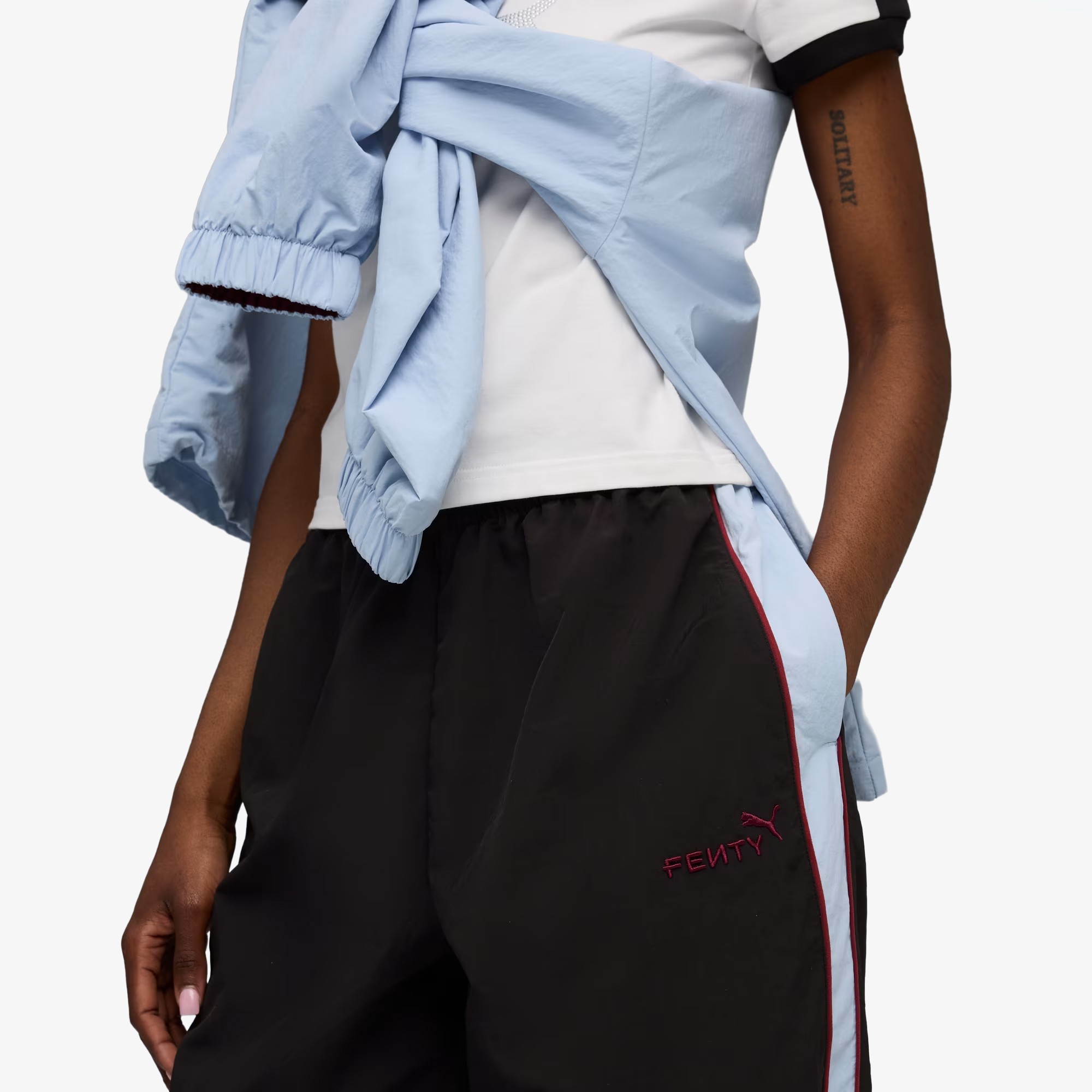 Puma x Fenty Nylon Track Pants 'Black'