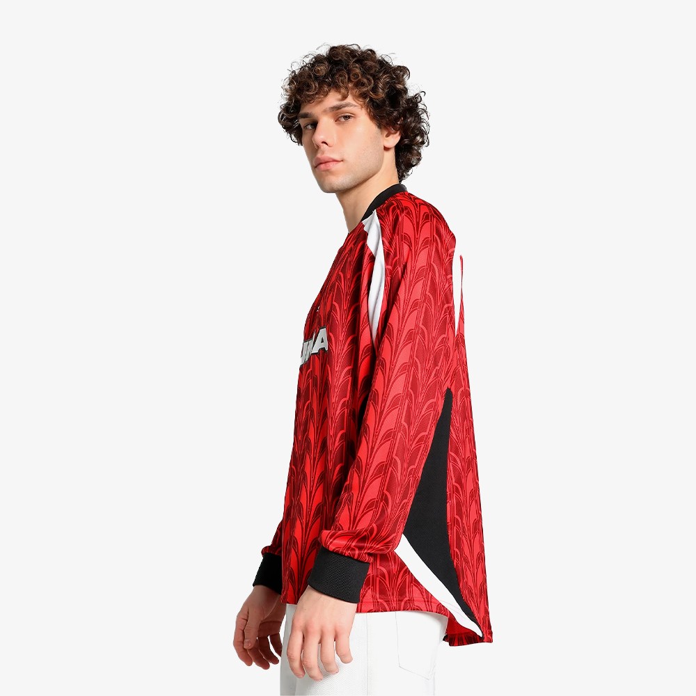 Long Sleeve Football Jersey 'Intense Red'