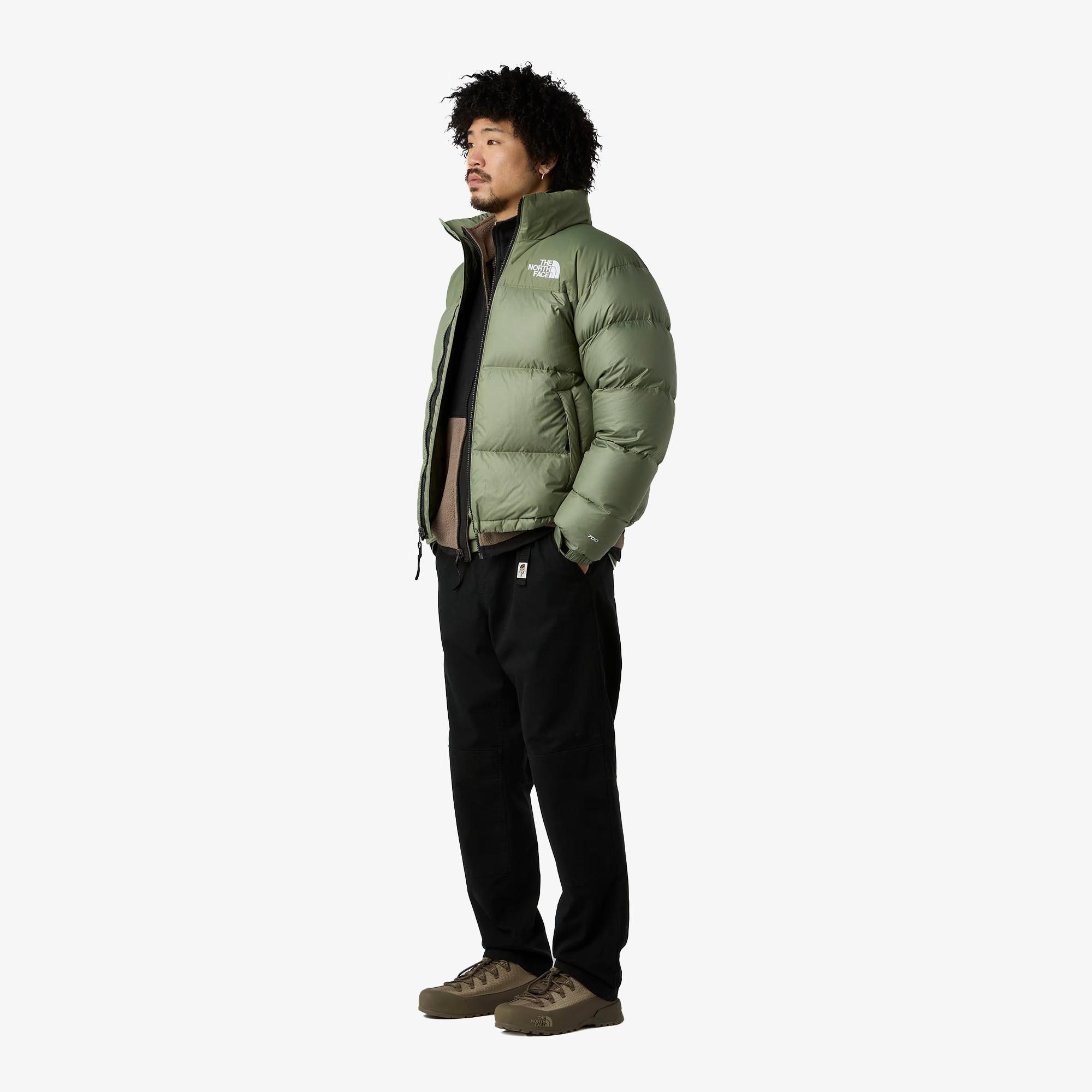 1996 Retro Nuptse Jacket 'Bark Mist'