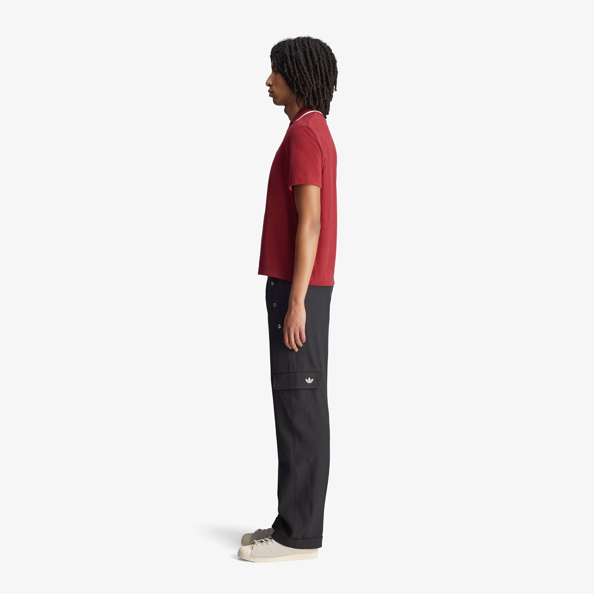 Wales Bonner x adidas Polo Shirt 'Collegiate Burgundy'