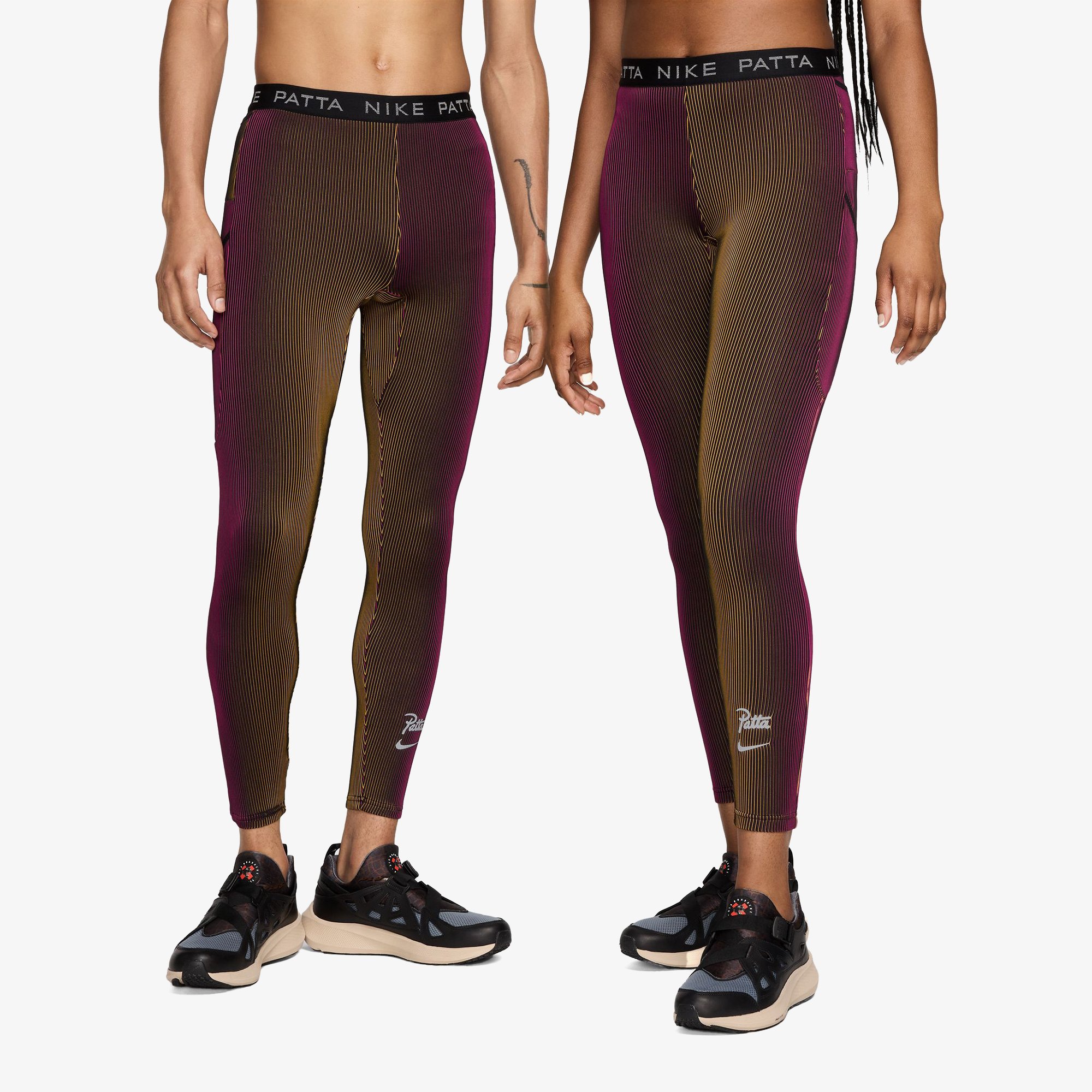 Nike x Patta Legging 'Black & Fireberry'