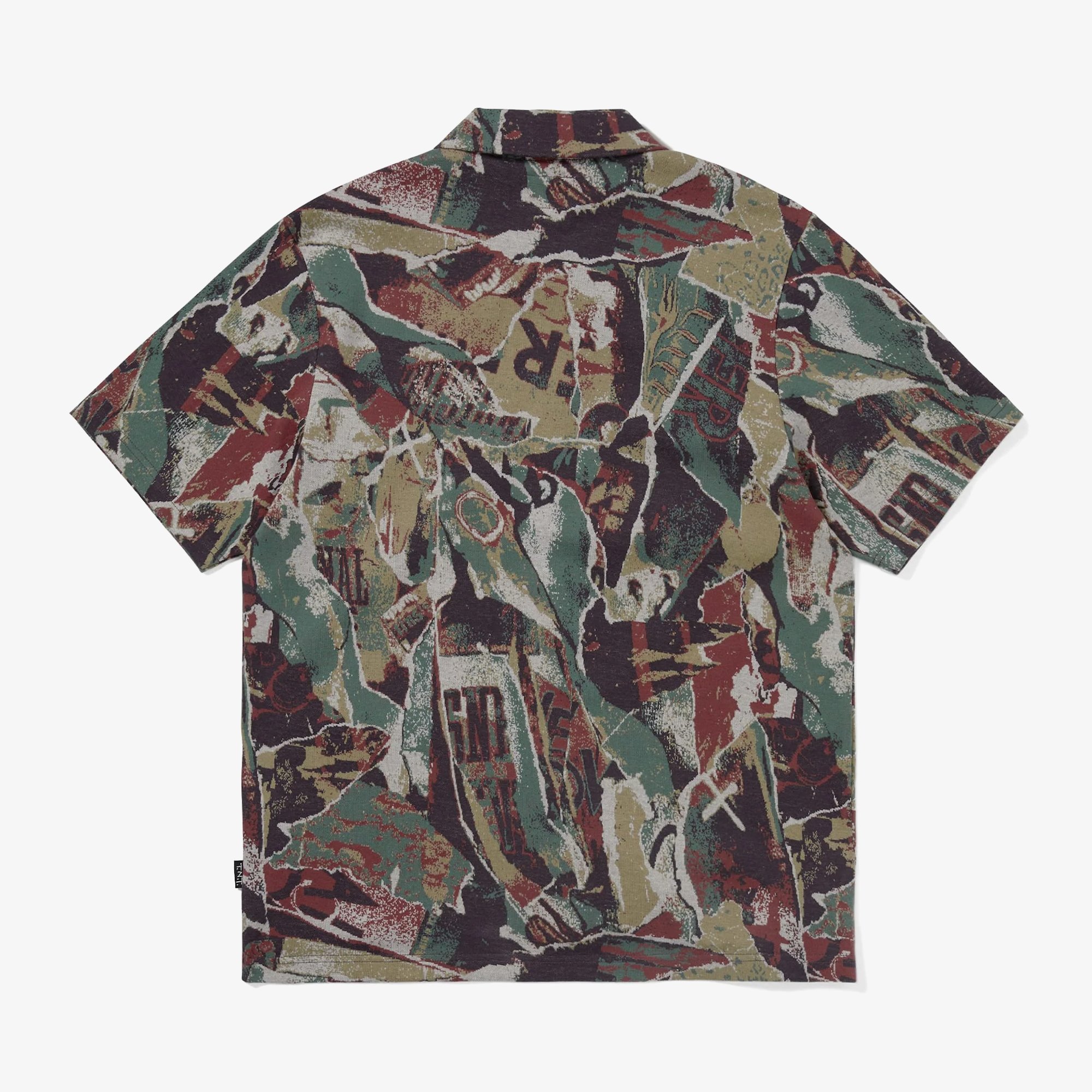 Jacquard Pattern Button Up Top 'Multi'