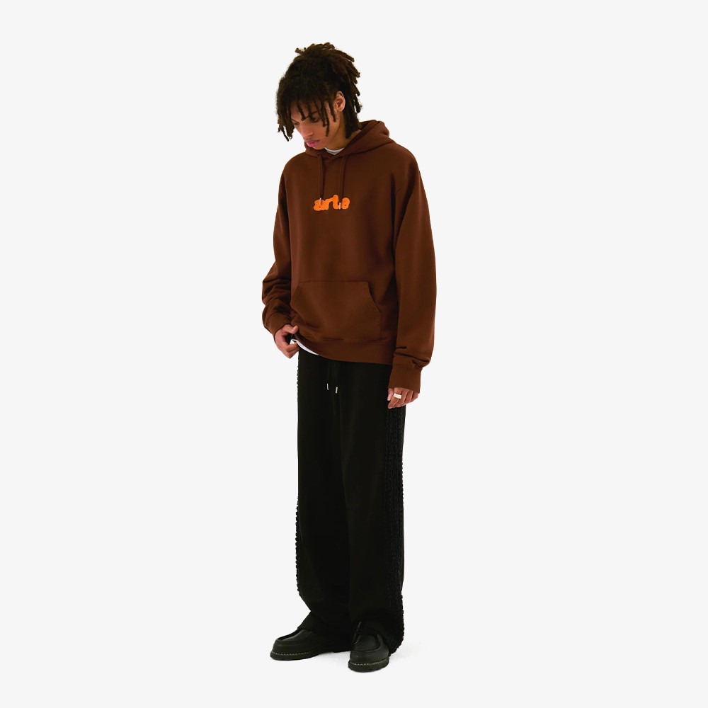 Embroidery Logo Hoodie 'Brown'