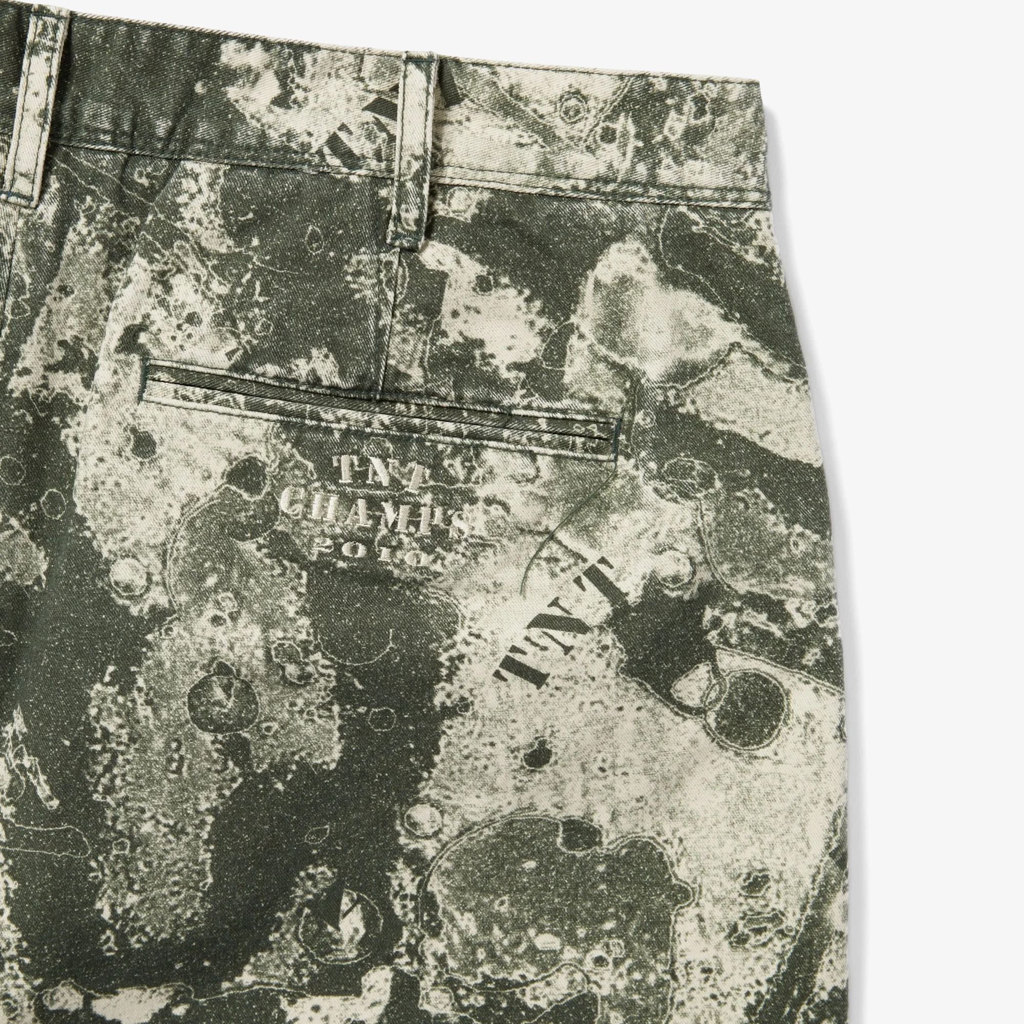 Splashed Chino Pant 'Green'