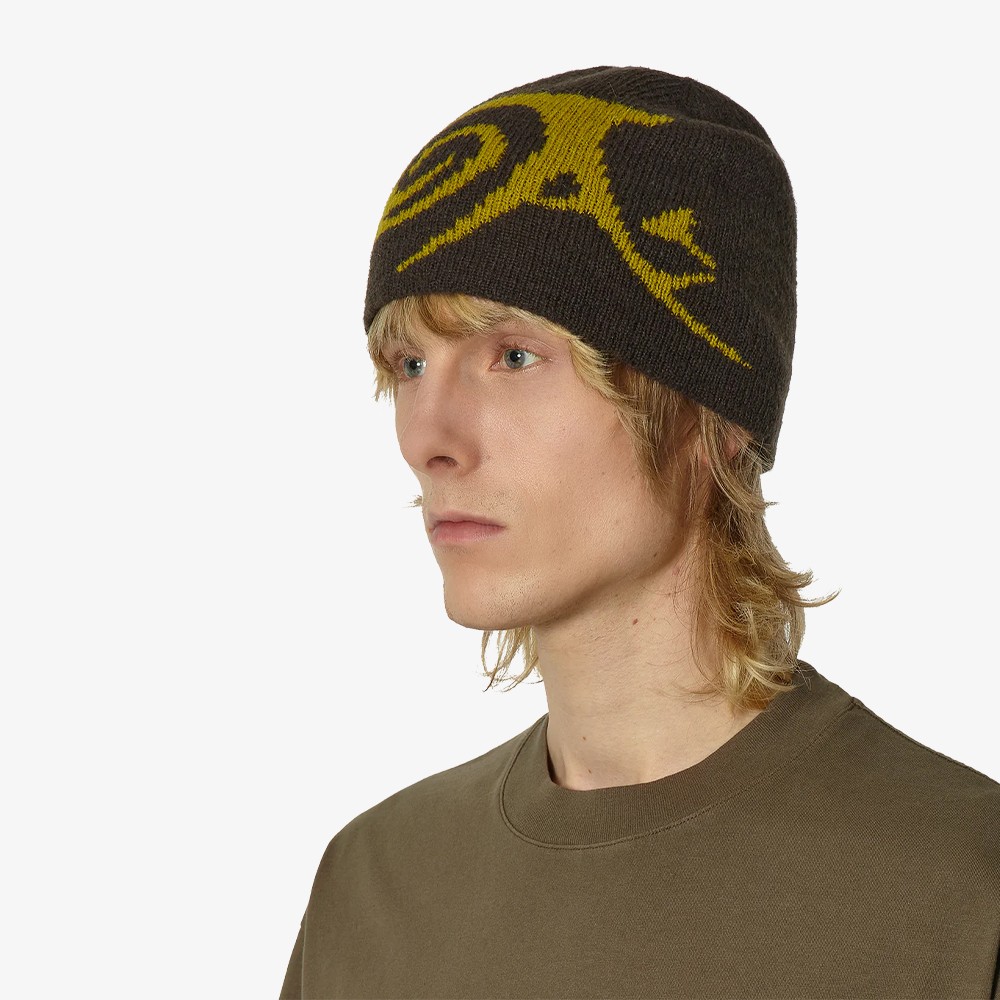 Graphic Beanie 'Brown'