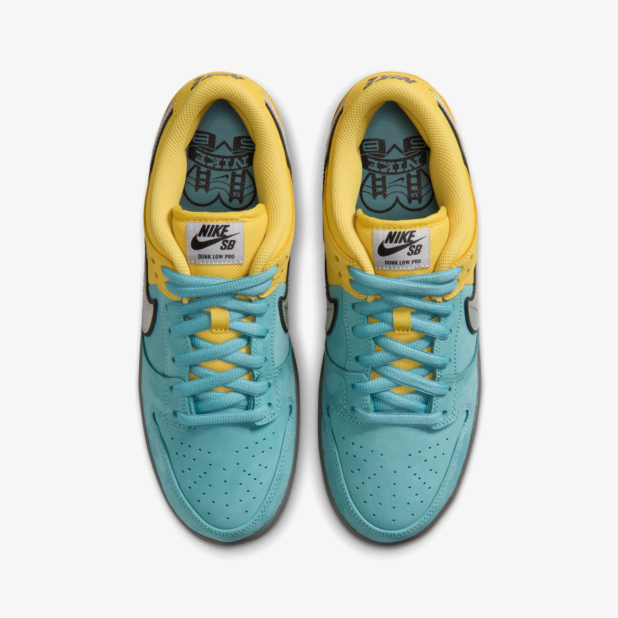 Nike SB Dunk Low Pro Muni Lightning Denim Turquoise WUNDER