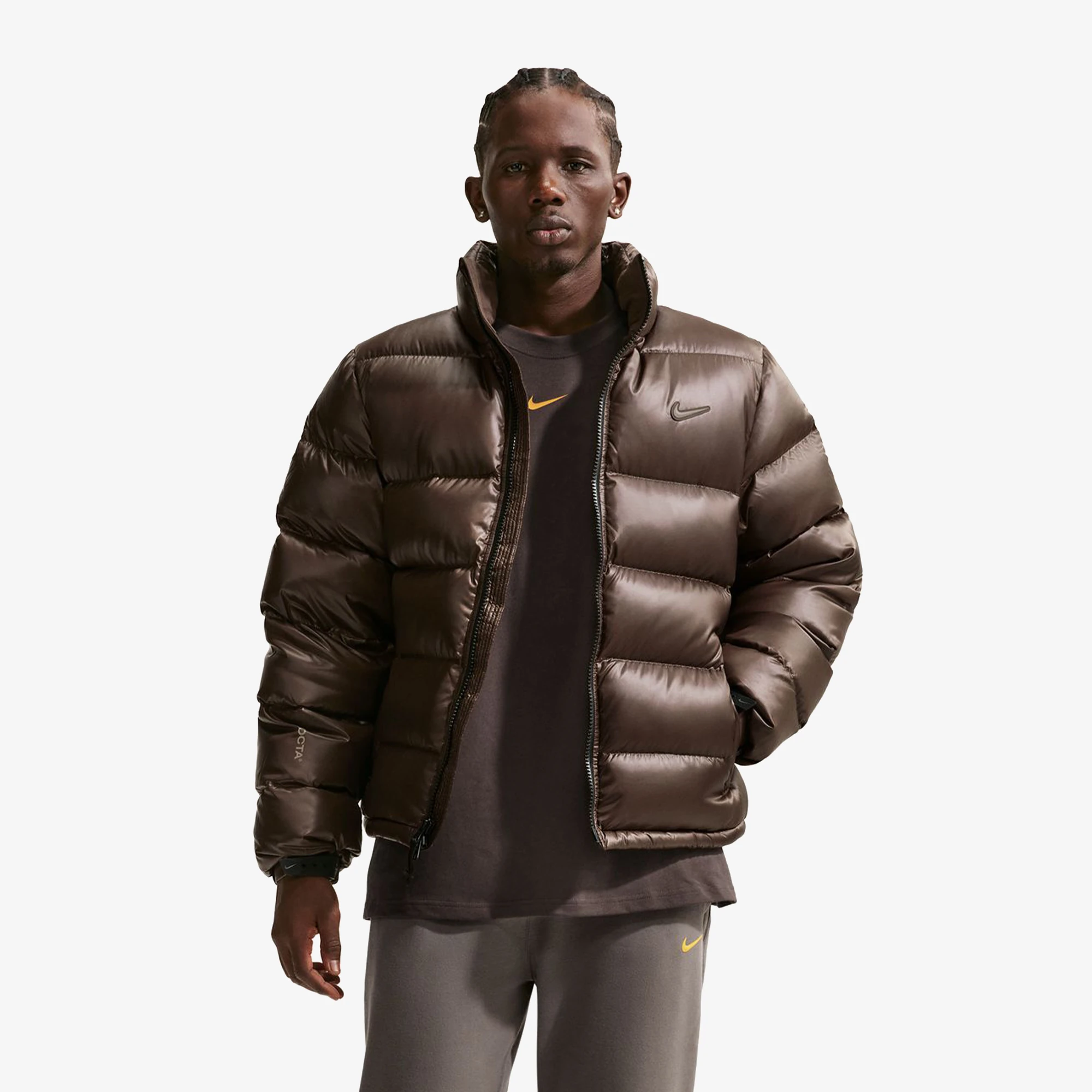 Nike x NOCTA Sunset Puffer Jacket 'Dark Brown' - WUNDER