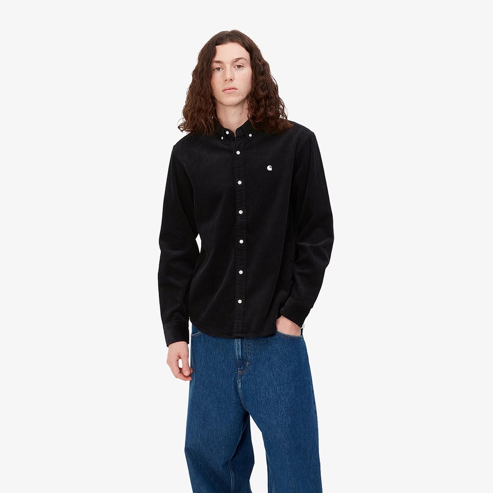 Madison Cord Shirt 'Black'