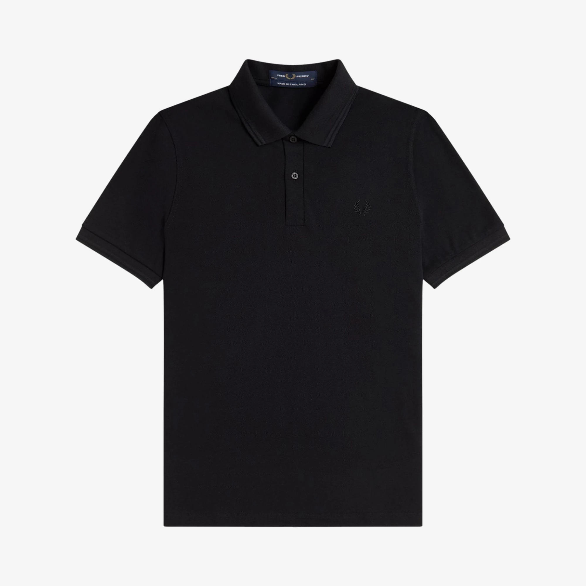 Fred Perry Twin Tipped Polo Shirt 'Black' - WUNDER