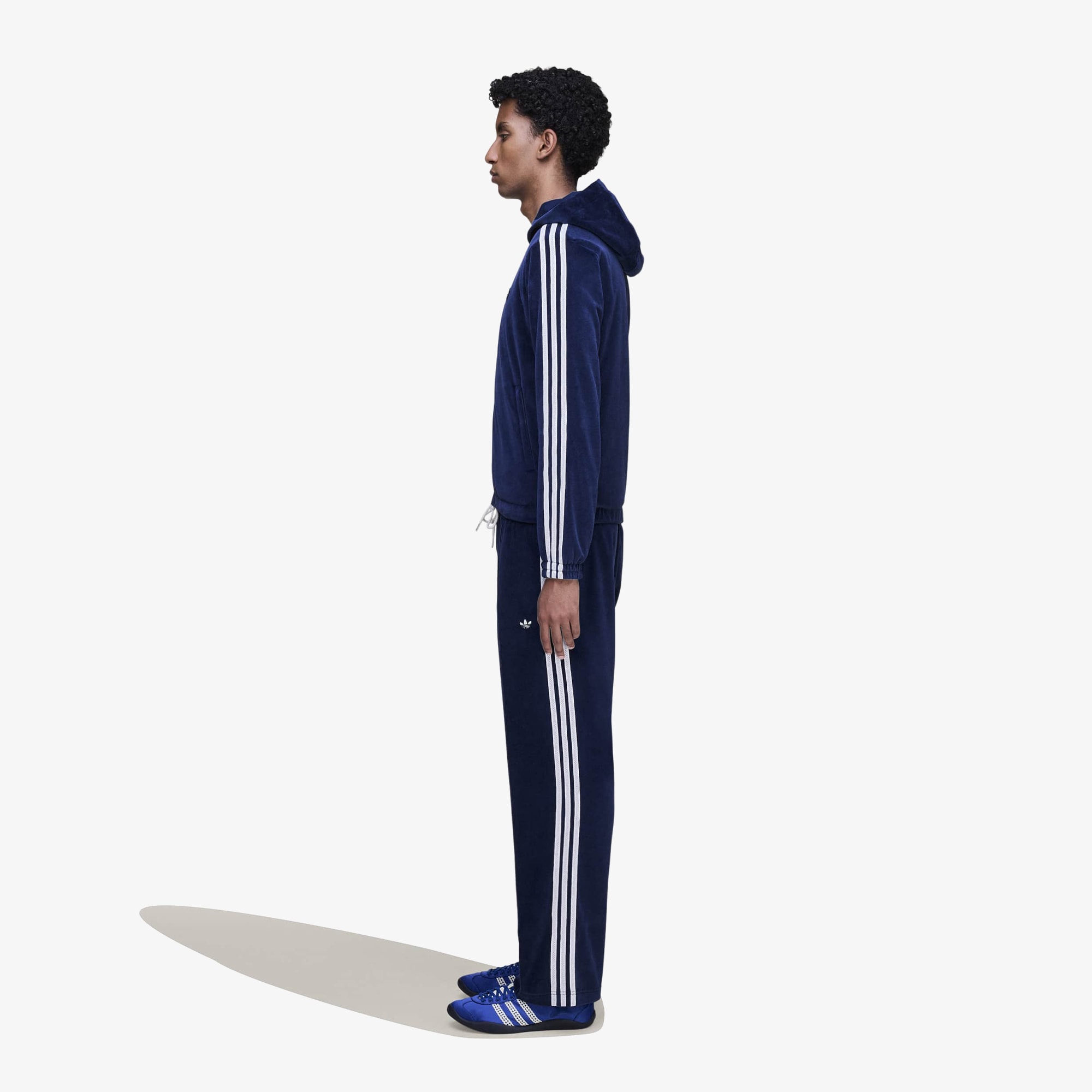 Wales Bonner x adidas Velour Track Jacket 'Collegiate Navy'