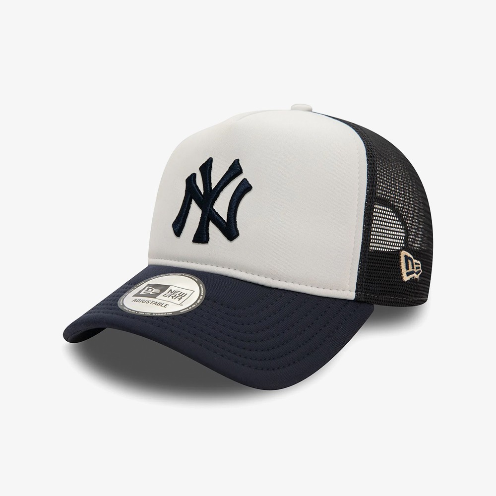 New York Yankees World Series 9FORTY E-Frame Adjustable Trucker Cap 'Navy'