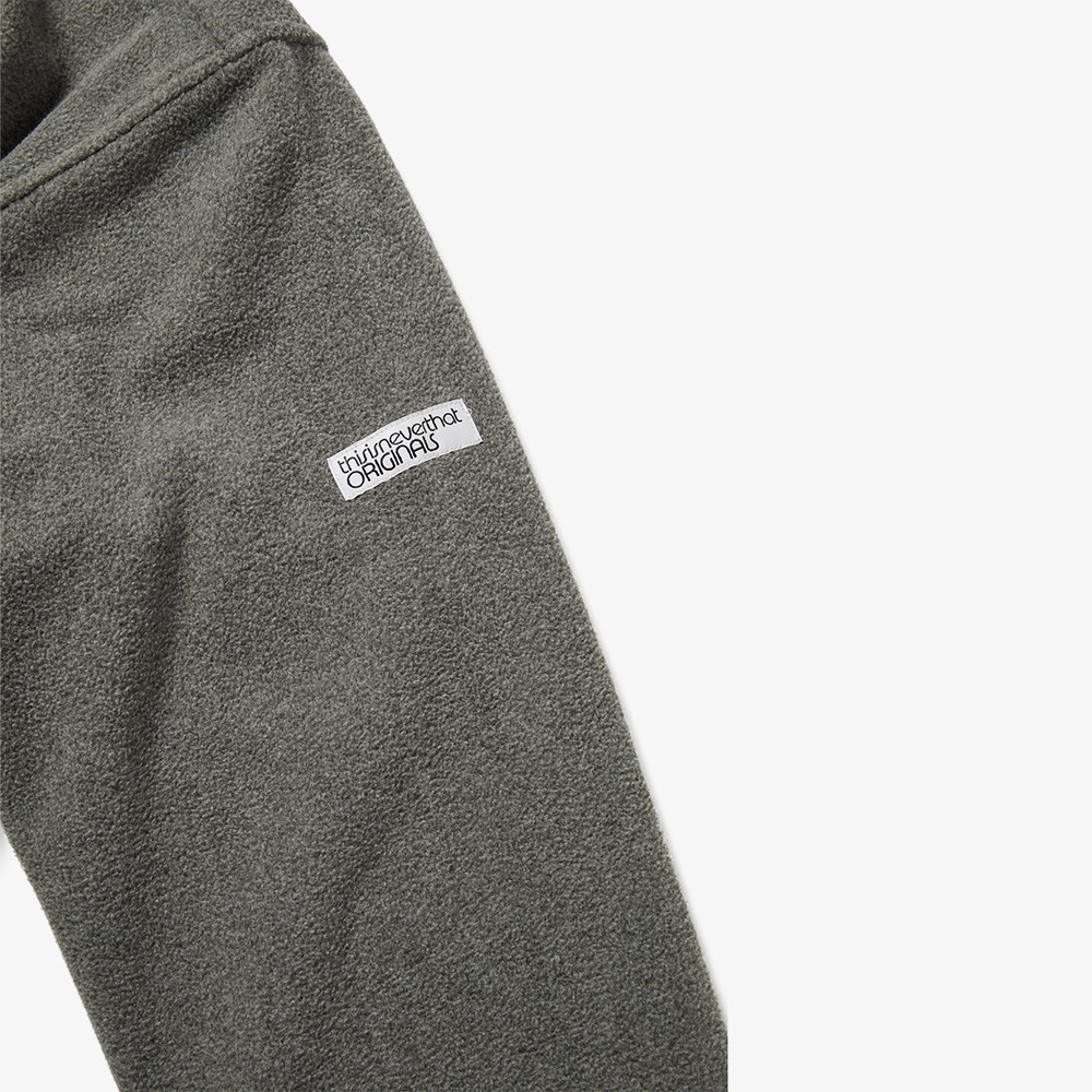 Half Zip Fleece Pullover 'Grey'