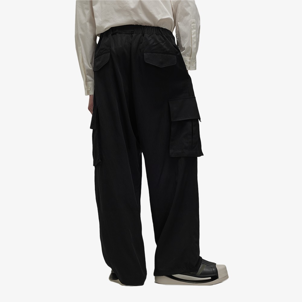 Washed Twill Cargo Pants