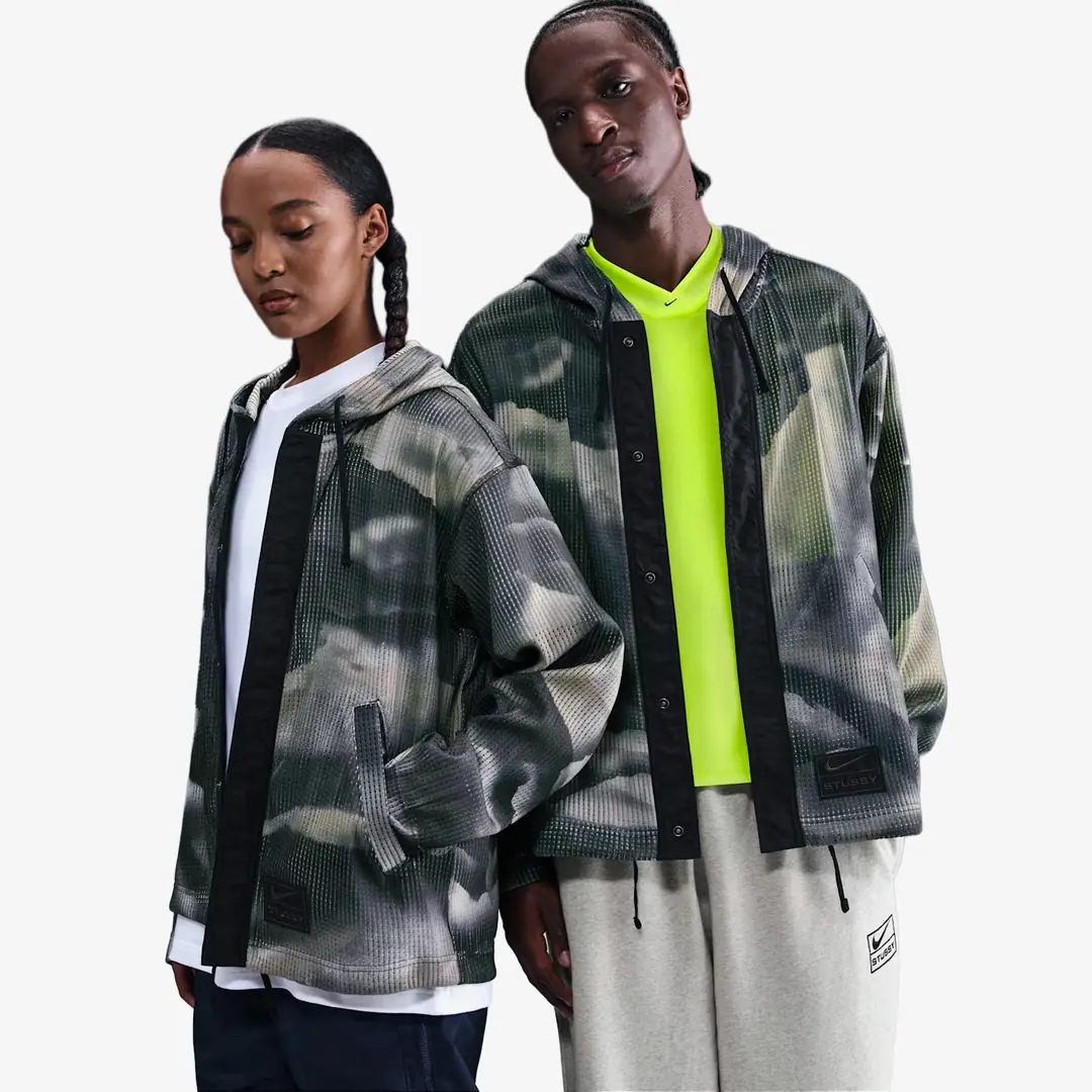 Nike x Stussy Ghillie Allover Print Jacket 'Green' - WUNDER