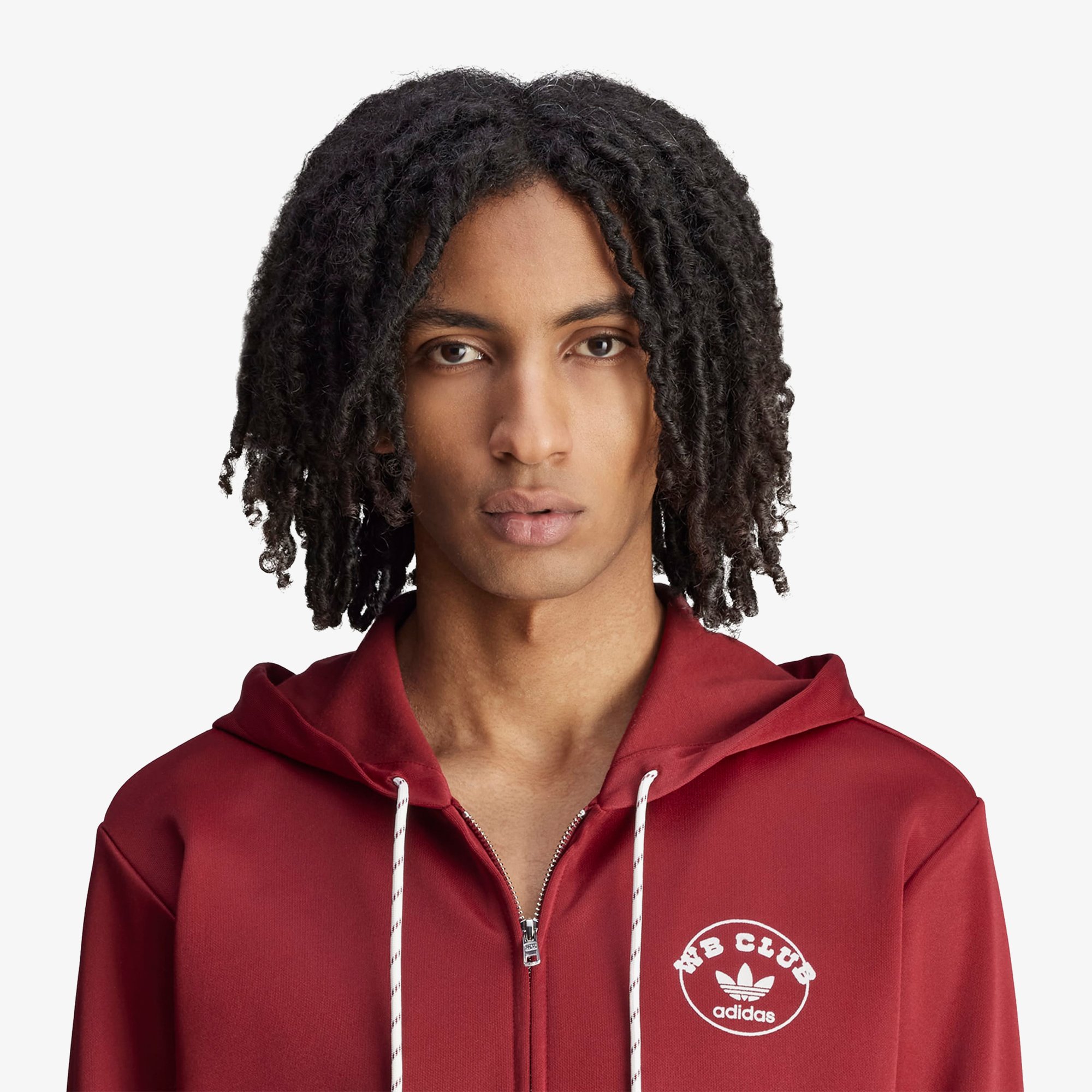Wales Bonner x adidas Track Hoodie 'Collegiate Burgundy'