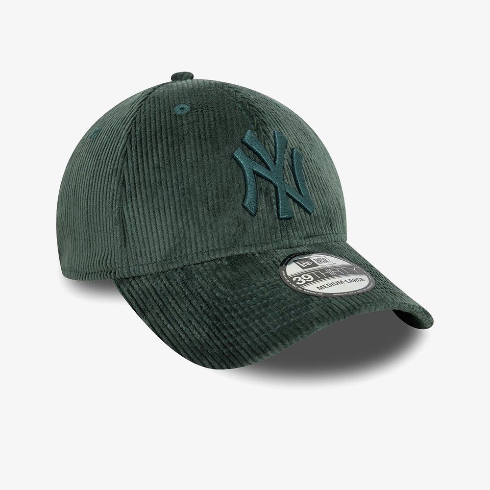 New York Yankees Cord 39THIRTY Stretch Fit Cap 'Dark Green'