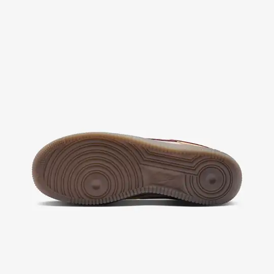 Nike Nike Sarı Air Force 1 Low '07 Premium 'Linen Moon Particle Burgundy' Wunder'de! Sarı - 4. görsel