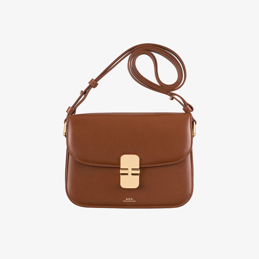 Grace Leather Bag Small 'Brown'