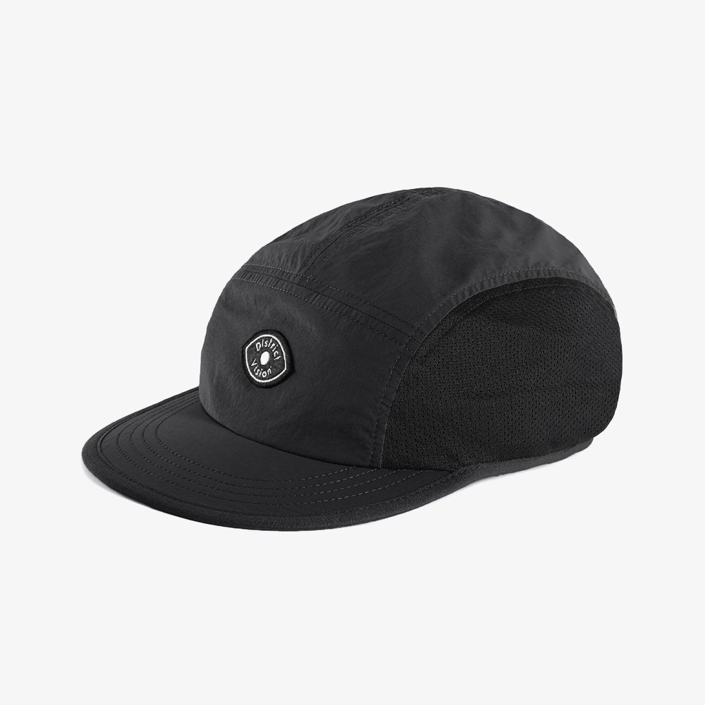 Performance Paneled Mesh Cap 'Black'