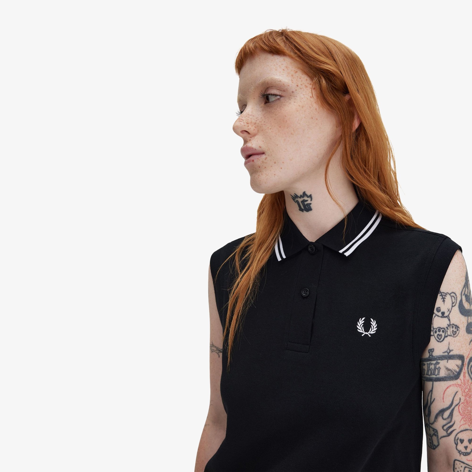 Sleeveless Shirt 'Black'