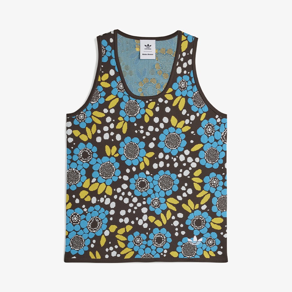 Wales Bonner x adidas Knit Floral Tank Top 'Multi'