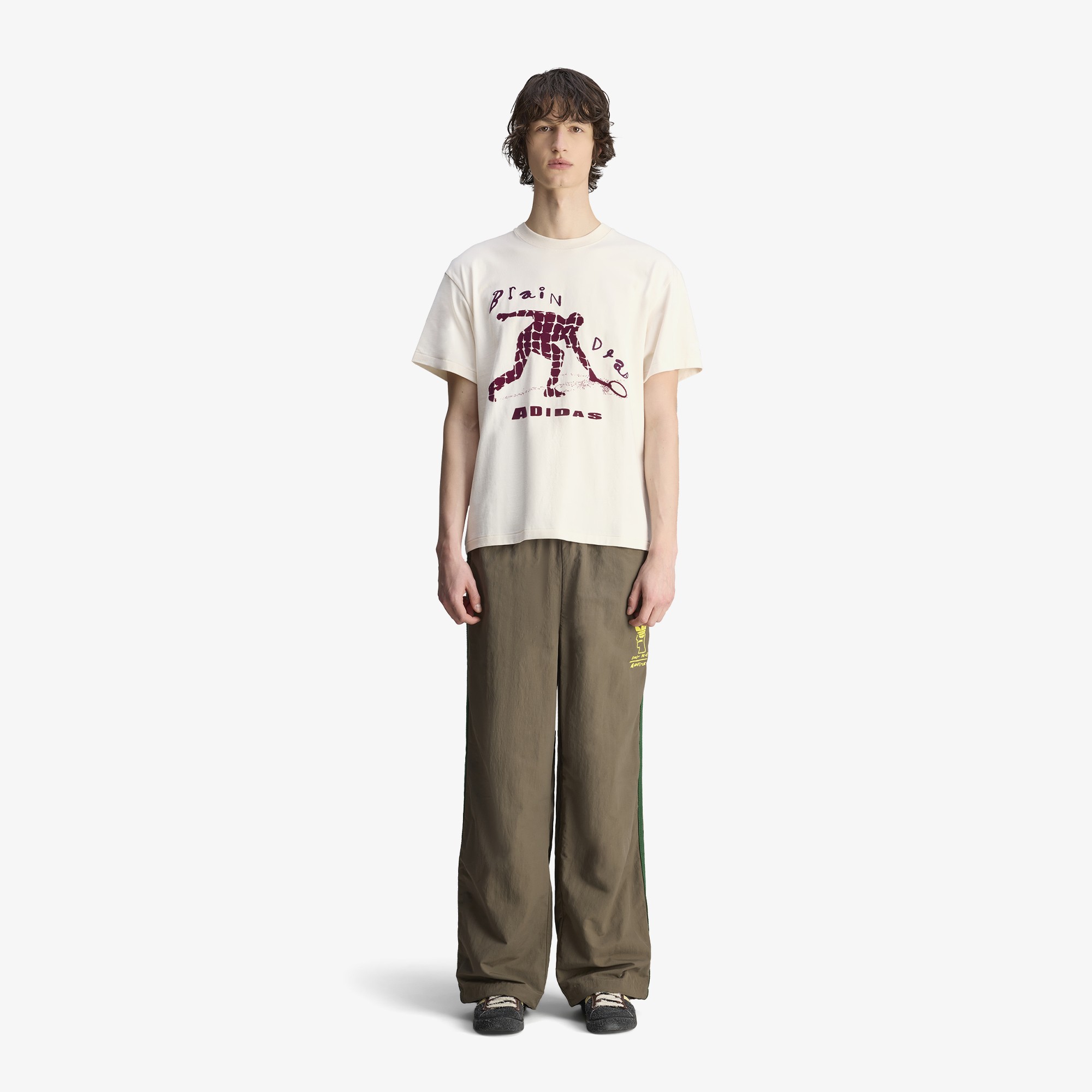 adidas x Brain Dead Track Pant 'Dark Brown'