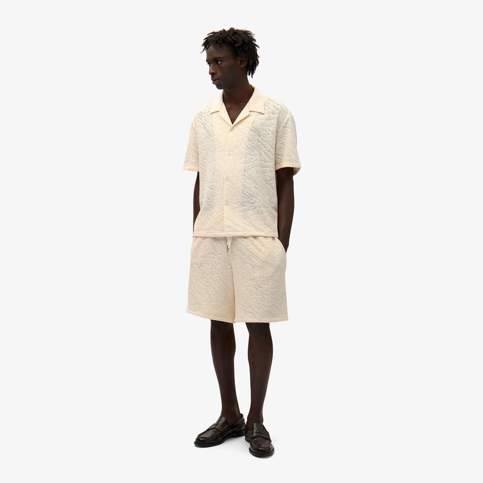 Crochet Short 'Cream'