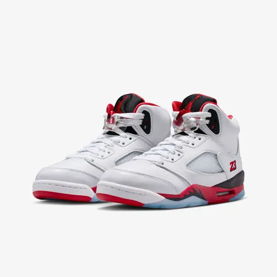 Air Jordan 5 Retro OG 'Fire Red Black Tongue' (GS) - Görsel 5