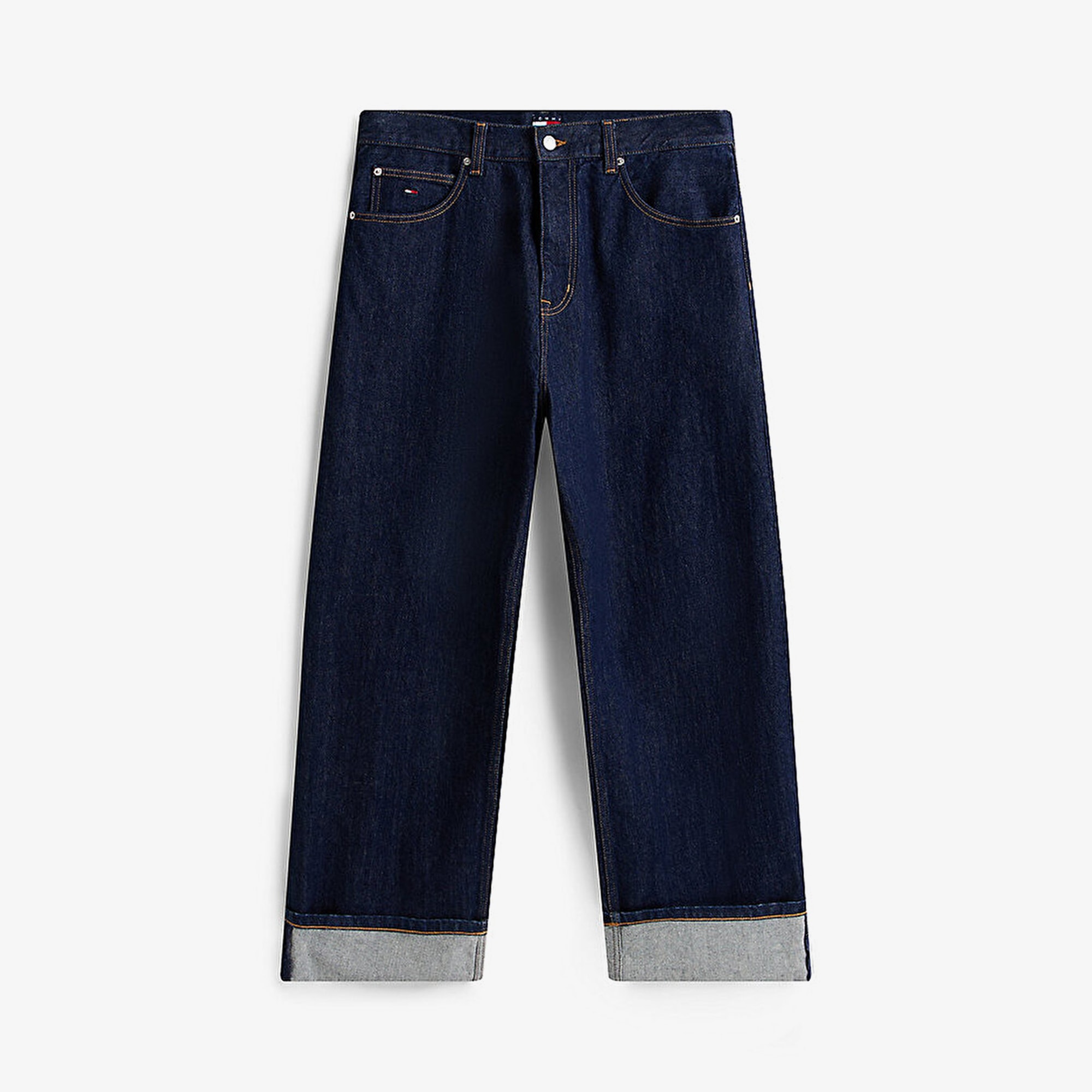 Theo Turn-Up Loose Jeans 'Blue'