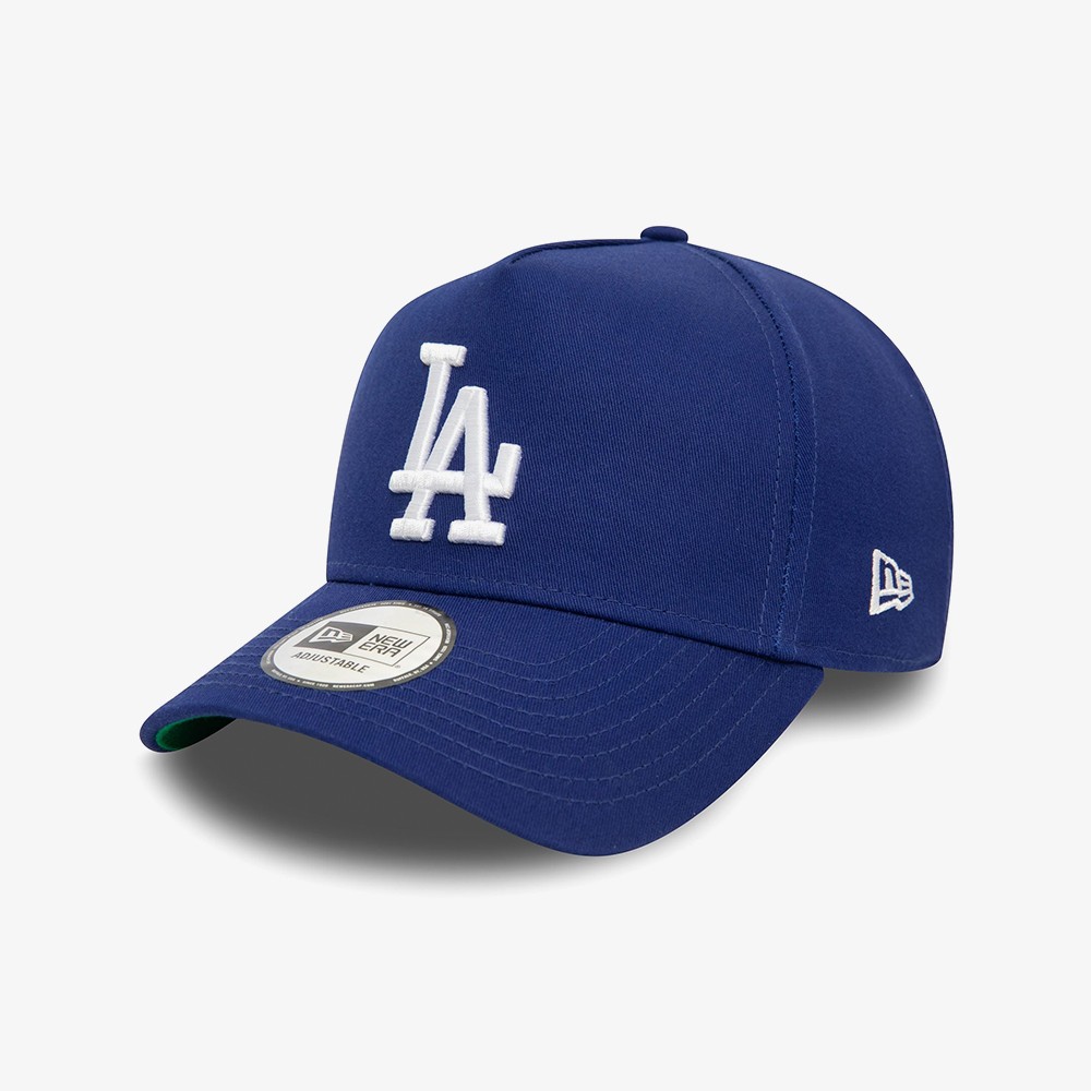 LA Dodgers MLB Side Patch Dark Blue 9FORTY E-Frame Adjustable Cap 'Blue'