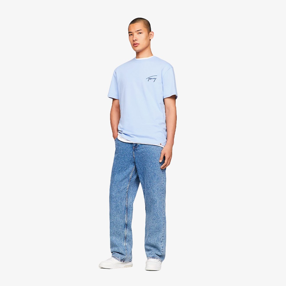 Aiden Dad Baggy Mid Wash Jean Pant