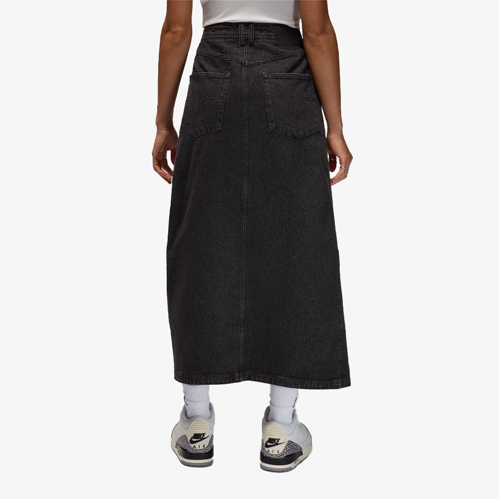  Air Jordan Denim Skirt 'Black'